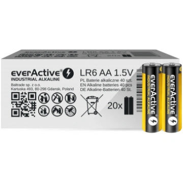 everActive™ LR6/AA baterijas 1.5V everActive Indus