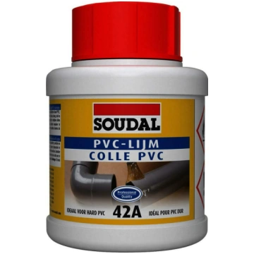 SOUDAL 42A PVC līme 250 ml, 100031 5411183000698