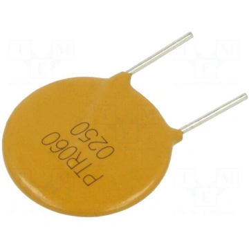 Fuse: PTC polymer | 2.5A | Imax: 40A | THT | PTR06