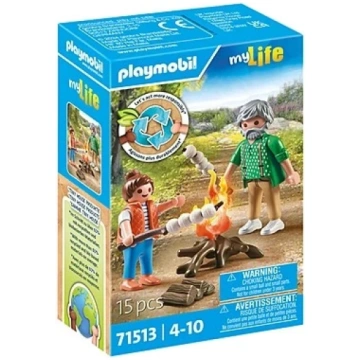 PLAYMOBIL MANA DZĪVE Zefīru cepšana uz ugunskura 7