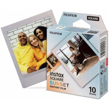 Fujifilm Instax Square Sunset Instant Film, 10 She