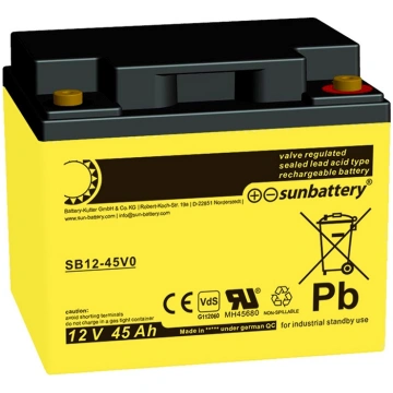SUN Battery SB12-45V0 Vds 12V 45Ah AGM bezapkopes 