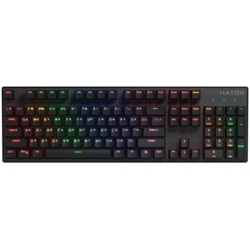 Hator HTK204UA Icefall Mecha Rainbow 104 Bezvadu S