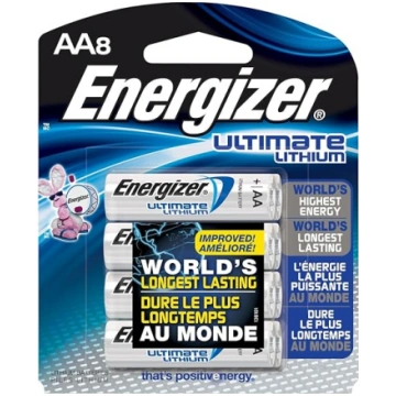 Energizer Ultimate Lithium AA baterijas, pasaulē v