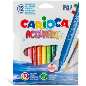 Flomasteri-otas CARIOCA Junior Brush, 12 krāsas 20