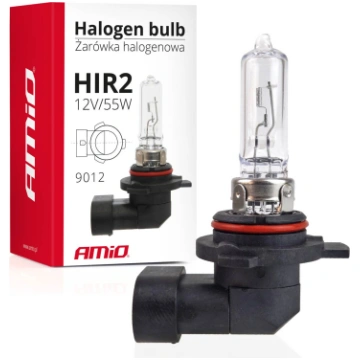Halogēna spuldze HIR2 9012 12V 55W AMIO-01125