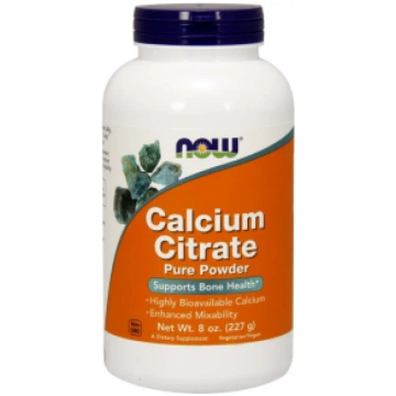 Calcium Citrate Pure Powder Now Foods 227 g