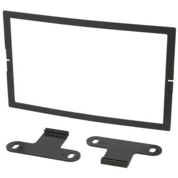Radio frame; Infiniti,Mercury,Nissan; 2 DIN; black