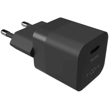Fixed Mini USB-C Travel Charger, 25W FIXC25M-C-BK
