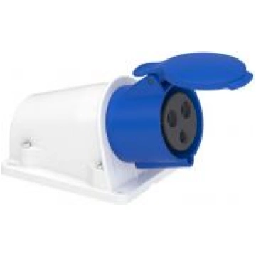 Socket, Mureva PK, wall-mounted, fast connection, 