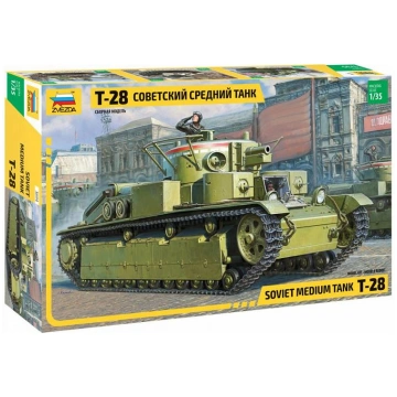 Zvezda T-28 Heavy Tank (3694) Z 3694
