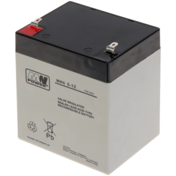 AKUMULATORS 12V/5AH-MWS MW POWER