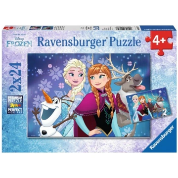 Ravensburger Puzzle 2x24 gab Frozen - Aurora Borea