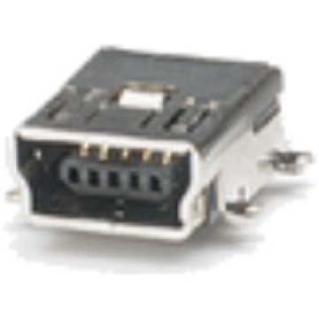 Ligzda Mini-USB B tipa lodējama platē ECE