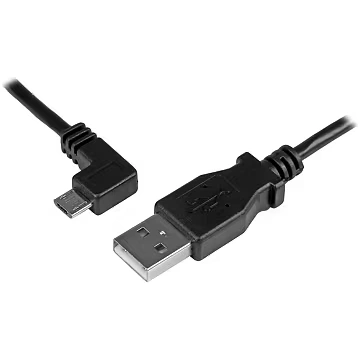 Startech USB-A to Micro USB, Angle, 0.5m (USBAUB50