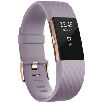 Fitbit Charge 2 rožu zeltīts/lavanda krāsa lielais