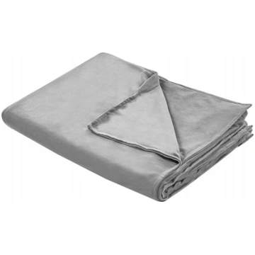 Beliani Poszewka na kodr obcieniow 120 x 180 cm sz