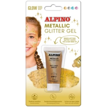 Grima gels Alpino Glitter gold bls 14 ml