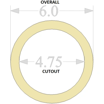 GP 5.25" Speaker Rings GP Car Audio