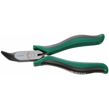 Miniature bent nose pliers 120mm