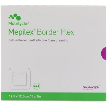 Mepilex Border Flex plāksteris 12.5 x 12.5 cm, 5 g