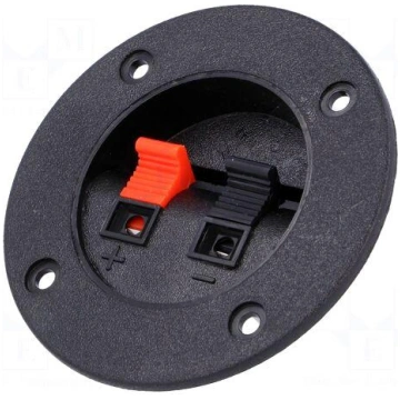 Terminal | loudspeaker | with push button | for pa