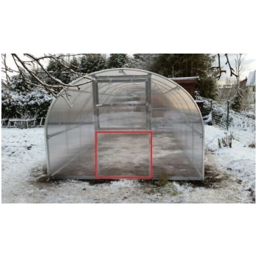 Papildus Durvis Baltic LT Siltumnīcām 100x100cm Be