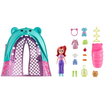 POLLY POCKET glempinga telts rotaļu komplekts, JCC