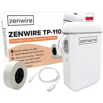 Mini Printeris Termiskā Pārnēsājama Etiķetēm un uz