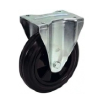 Fixed road wheel 200mm black