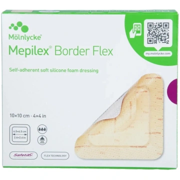 MEPILEX Border Flex Pašlīpošs mīkstā silikona putu