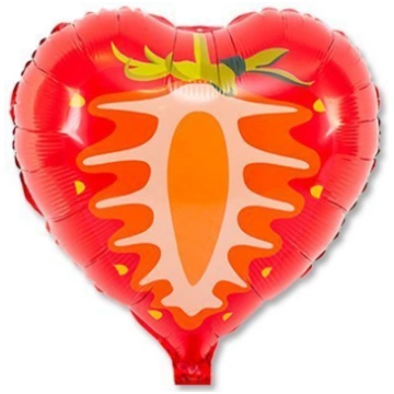 Folija balons "Zemene", 45 cm Vesiolaya zateya 120