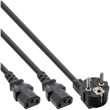 InLine - power splitter - power IEC 60320 C13 to p