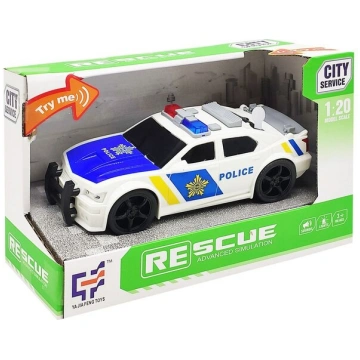 Rotaļu automašīna City Service Rescue, policija, A