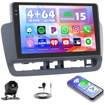 Hikity 4+64G Android 15 auto radio Seat Ibiza 2012