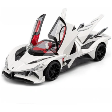 1:18 Apollo projekta EVO superauto metāla lējuma m