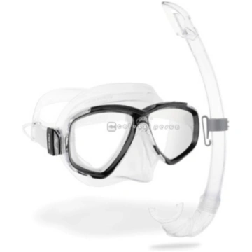 Combo Cressi Maschera Perla + Snorkel Mexico Black