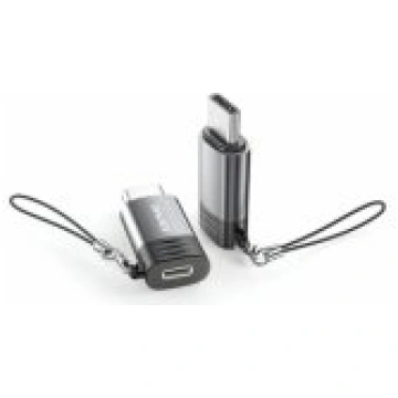 Awei Adapter A12 Lightning USB-C Grey aksesuārs 14