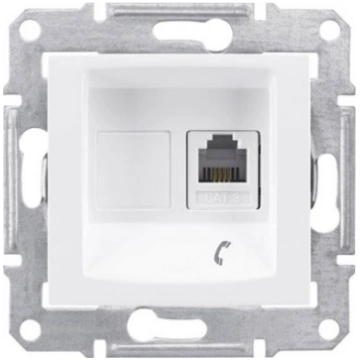 SDN4101121 Telefona rozete balta SEDNA | iLUMINO -