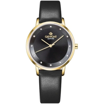 Giewont Sieviešu pulkstenis Sapphire Gold Black GW