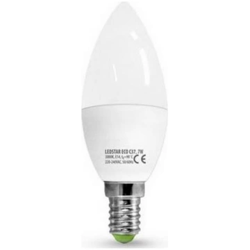 LED spuldze LEDSTAR C37 E14/7W/230V 3000K Brilum