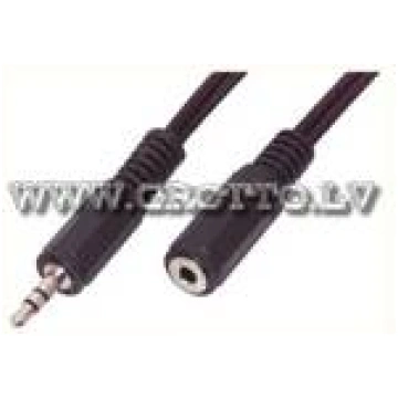 Kabelis 3.5mm stereo/spraudnis-3.5mm stereo/ligzda
