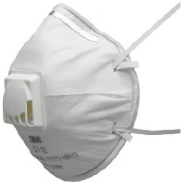 3M™ respirators, FFP2, ar vārstu, C112, 10 gab