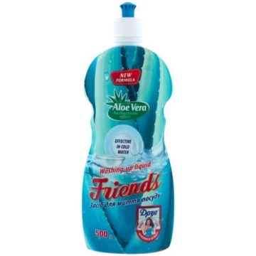 Trauku mazgāšanas līdzeklis FRIENDS Aloe Vera, 500