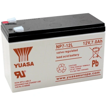 Yuasa akumulators (7Ah, 12V, F2, VRLA)