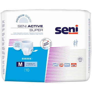 Autiņbiksītes Seni Active Super, Medium, 10 gab