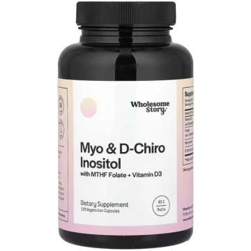 Wholesome Story, Myo & D-Chiro Inositol with MTHF 