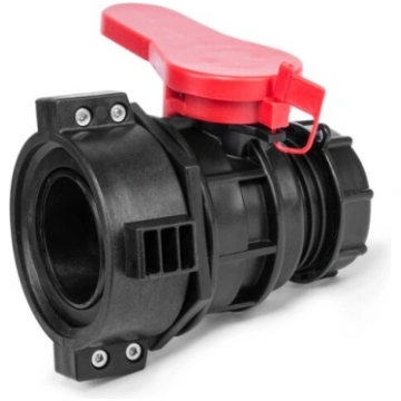 IBC lodveida vārsts (plastmasas) Bradas, S75x6 / S