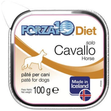 Forza10 Solo DIET konservi suņiem ar zirga gaļu 10