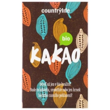 Country Life BIO kakao pulveris attaukots, 100g